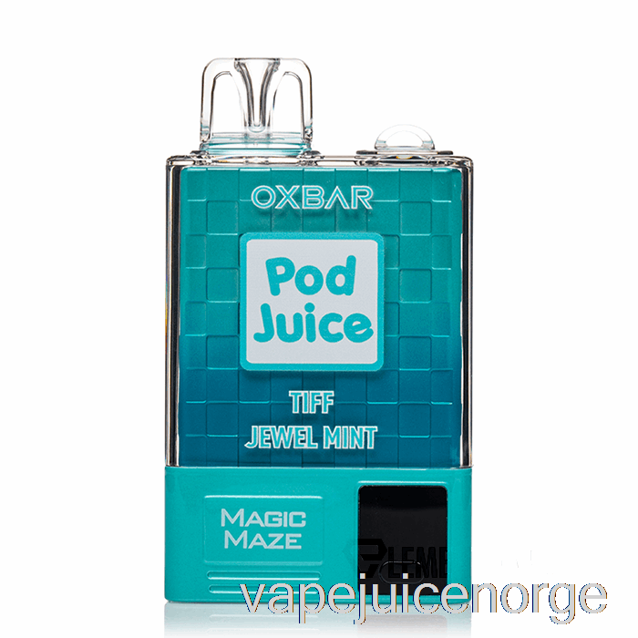 Vape Med Nikotin Oxbar Magic Maze Pro 10000 Engangs Tiff Juvel Mynte - Pod Juice